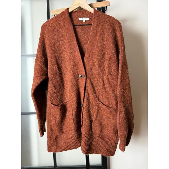 Madewell Allston Double-Button Cardigan Sweater Size XL - Picture 1 of 6